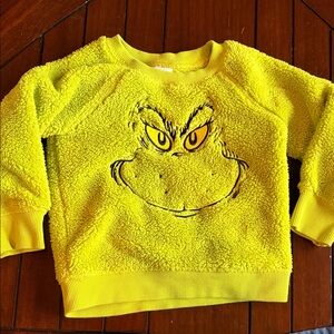 Hanna Andersson Bright Green Grinch Sweatshirt
